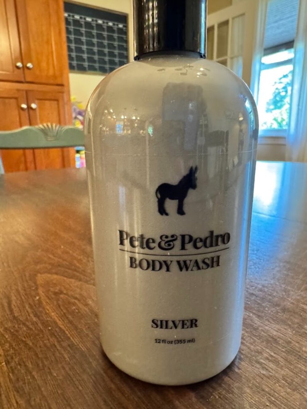 Pete & Pedro 12 Ounce Silver Body Wash